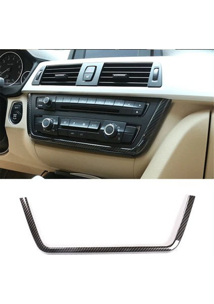 Bmw 3 4 Serisi 3 Serisi Gt F30 F31 F34 F32 F33 F36 2013-2019 Aksesuarları Için Konsol Çerçeve Kapağı Döşemesi - Karbon Fiber (Yurt Dışından)