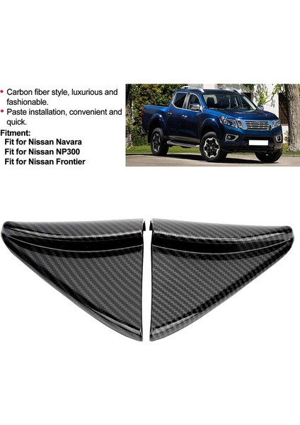 Nissan Navara Için NP300 2016-2021 Karbon Fiber Araba Iç A Sütunu Hoparlör Kornası Kapak Trim Çerçeve Etiket Aksesuarları (Yurt Dışından) modelleri