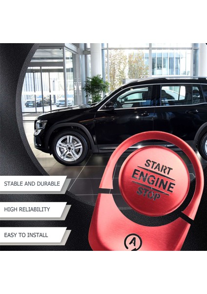 Otomatik Çalıştırma Durdurma Motor Basmalı Düğme Düğmeleri Kapak Çıkartmalar Mercedes Benz A Sınıfı W177 Gle W167 Glb (Yurt Dışından) fırsatları