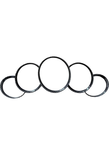 Abs Gösterge Paneli Gösterge Paneli Dekoratif Halka Kapak Trimleri Sticker Porsche 911 Cayenne Panamera Karbon Fiber Desen (Yurt Dışından)