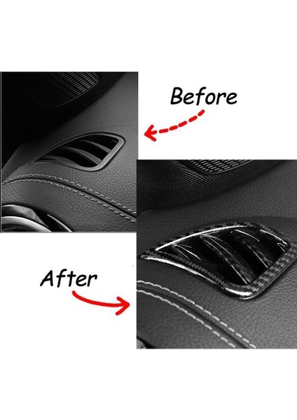 Mercedes Benz B Glb Gla Sınıfı W247 2020 2021 Araba Gösterge Paneli Hava Çıkış Havalandırma Kapağı Trim Dekor Sticker Aksesuarları (Yurt Dışından)