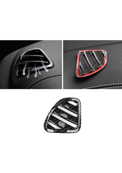Mercedes Benz B Glb Gla Sınıfı W247 2020 2021 Araba Gösterge Paneli Hava Çıkış Havalandırma Kapağı Trim Dekor Sticker Aksesuarları (Yurt Dışından)