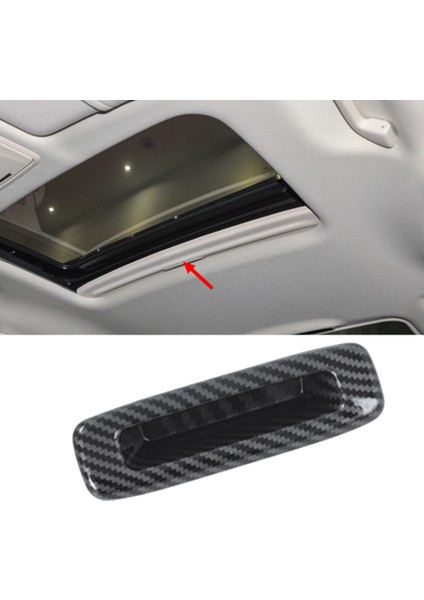 Karbon Fiber Araba Çatı Sunroof Kolu Kapak Etiket Dekorasyon Honda Odyssey 2022 Için (Yurt Dışından)
