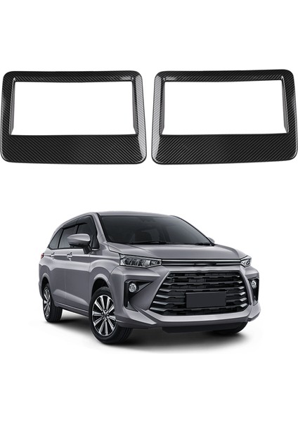 Toyota Veloz Avanza 2022 2023 Için Karbon Fiber Araba Çatı Hava Çıkış Krom Çerçeve Trim Dekorasyon (Yurt Dışından)