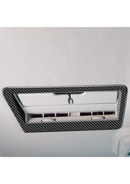 Toyota Veloz Avanza 2022 2023 Için Karbon Fiber Araba Çatı Hava Çıkış Krom Çerçeve Trim Dekorasyon (Yurt Dışından)