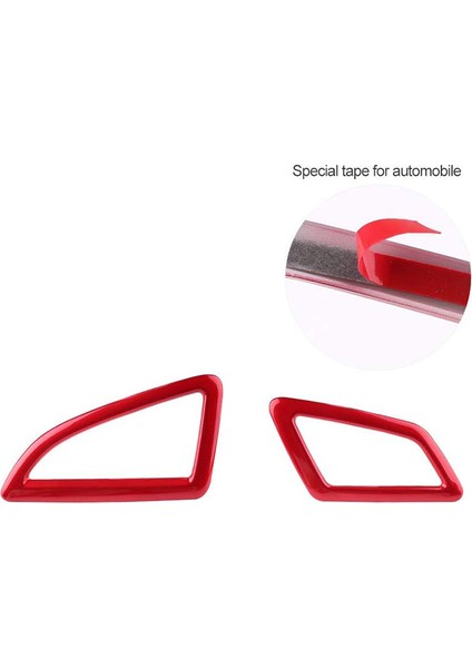 10. Nesil Honda Civic 2016-2020 Için Gösterge Paneli Hava Firar Rüzgar Çıkışı Kapak Trim Etiket - Kırmızı (Yurt Dışından) indirimleri