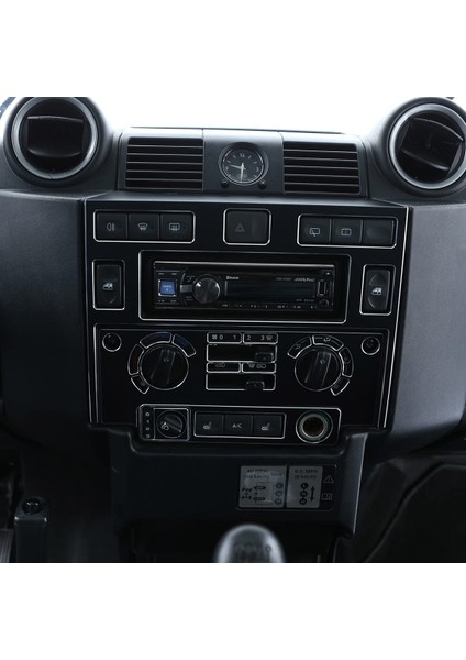Land Rover Defender 2008-2018 A Için Otomotiv Merkezi Kontrol Klima Hacmi Dekoratif Panel (Yurt Dışından)