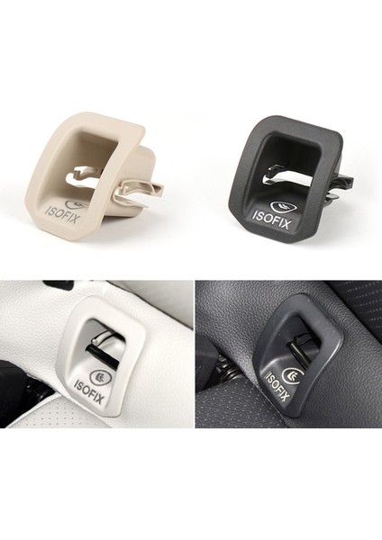 1769230100 Çocuk Koltuğu Isofıx Adaptör Kılıfı Mercedes Benz A Sınıfı W176 GLA200 GLA220 GLA260 Siyah (Yurt Dışından)