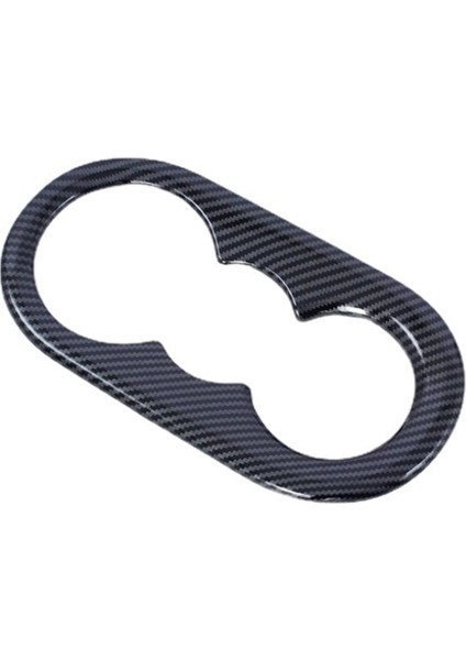 Id.4 Id4 2021 2022 Karbon Fiber Abs Araba Arka Kol Dayama Kutusu Su Dağı Tutucu Kapak Trim Dekorasyon Çerçeve Aksesuarları (Yurt Dışından)