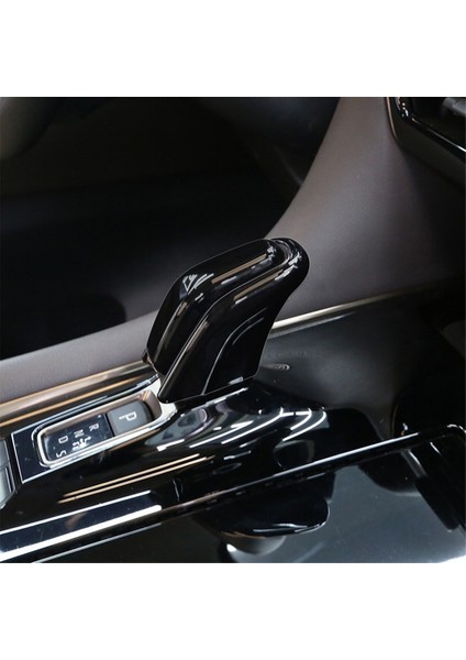 Toyota Alphard/vellfıre 40 Serisi 2023+ Araç Vites Topuzu Başlığı Kapağı Trim Dekoratif Etiket Parlak Siyah (Yurt Dışından)