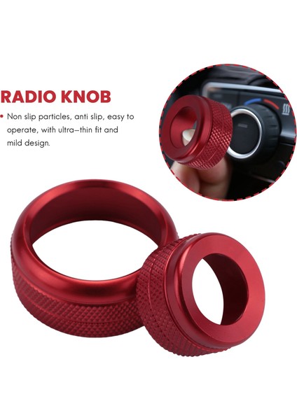 Ac Iklim Kontrolü ve Radyo Ses Düğmesi Halka Kapakları Bmw 1 2 3 3gt 4 Serisi (F20 F22 F30 F31 F32 F33 F80 F82 F87) 3 Adet Kırmızı (Yurt Dışından) indirimleri