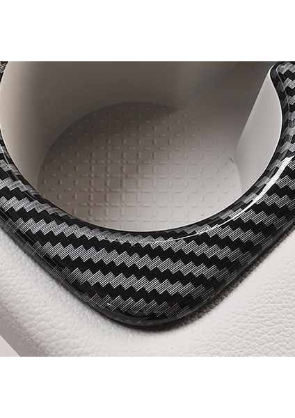 Hyundai Tucson Nx4 2021 2022 Araba Arka Koltuk Su Dağı Tutucu Kapağı Trim Çerçeve Dekorasyon Aksesuarları, Karbon Fiber (Yurt Dışından)