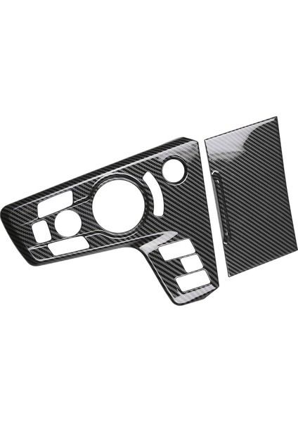2 Adet Karbon Fiber Araba Merkezi Konsol Vites Değiştirme Paneli Çerçeve Etiket Trim Kia Sportage Için Nq5 2022 (Yurt Dışından)
