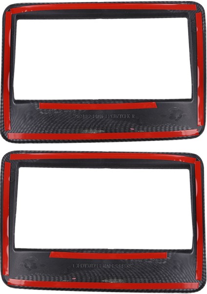 Toyota Veloz Avanza 2022 2023 Karbon Fiber Araba Tavan Hava Çıkış Çerçevesi Okuma Işığı Lambası Kapağı Trim Sticker (Yurt Dışından)