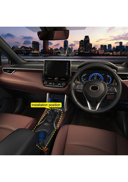 Toyota Corolla Cross 2020 2021 Için Merkezi Kontrol Paneli Kapağı Vites Dak Tutucu Trim Dekor Çerçeve Aksesuarları Rhd (Yurt Dışından) modelleri