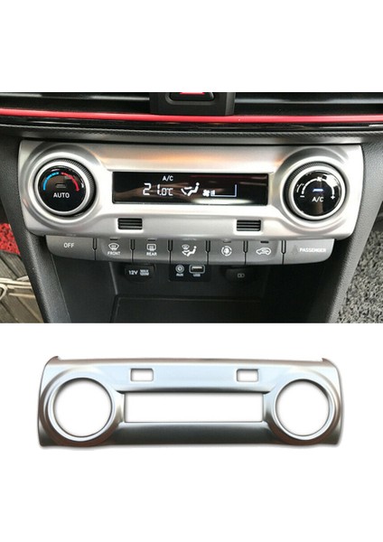 Abs Krom Merkezi Konsol Ac Anahtarı Paneli Kapak Trim Dekorasyon Hyundai Encino Kona 2018-2021 Için (Yurt Dışından)