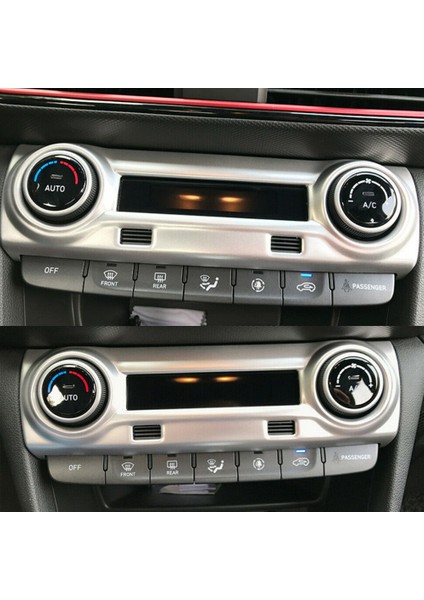 Abs Krom Merkezi Konsol Ac Anahtarı Paneli Kapak Trim Dekorasyon Hyundai Encino Kona 2018-2021 Için (Yurt Dışından)