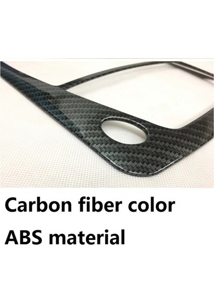 Nissan Navara Için NP300 2016-2021 Araba Karbon Fiber Ön Okuma Anahtarı Işık Lambası Krom Çerçeve Trim Etiket Aksesuarları (Yurt Dışından) indirimleri