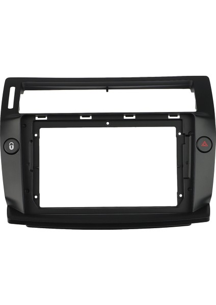 2 Din Araba Radyo Stereo Ses Plakası Fasya Citroen C4 Quatre 9 Inç Büyük Ekran Otomatik Android Oynatıcı Paneli Dash Kiti (Yurt Dışından)
