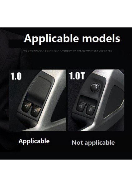 Mercedes Benz Akıllı 2010-2014 Için Araba Pencere Çim Kaldırma Anahtarı Kapağı Trim Dekoratif Sticker Aksesuarları, Karbon Fiber (Yurt Dışından) modelleri