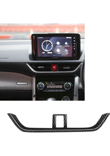 Toyota Veloz Avanza 2022+ Için Karbon Fiber Araba Merkezi Klima Çıkışı Krom Çerçeve Trim (Yurt Dışından) modelleri