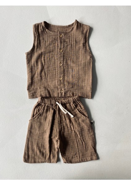 Bebek Muslin Atlet-Şort Seti fiyatları