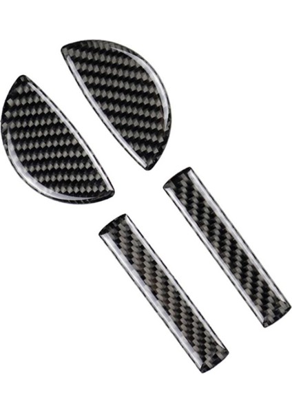 Mini Cooper Için F54 F55 F56 Jcw F57 Karbon Fiber Kapı Kulp Kılıfı Trim Dekoratif Çerçeve Çıkartmalar Fit Aksesuarları (Yurt Dışından)