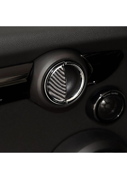 Mini Cooper Için F54 F55 F56 Jcw F57 Karbon Fiber Kapı Kulp Kılıfı Trim Dekoratif Çerçeve Çıkartmalar Fit Aksesuarları (Yurt Dışından)