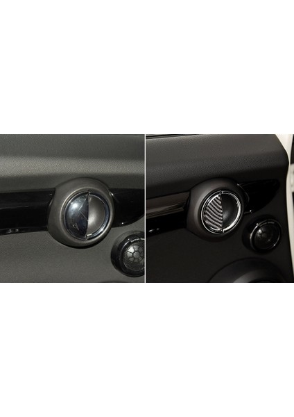 Mini Cooper Için F54 F55 F56 Jcw F57 Karbon Fiber Kapı Kulp Kılıfı Trim Dekoratif Çerçeve Çıkartmalar Fit Aksesuarları (Yurt Dışından)