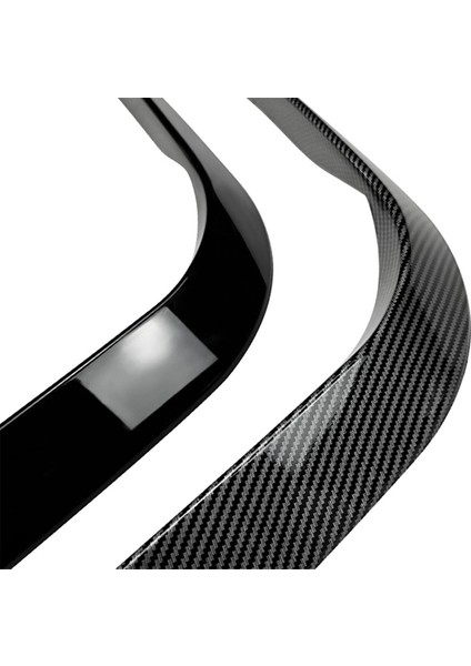 Araba Ön Ön Tampon Splitter Spoiler Şeritler Bmw 3 Serisi Için E90 E91 M Spor 2005-2008 Hava Bıçağı Düzeltir Parlak Siyah (Yurt Dışından)