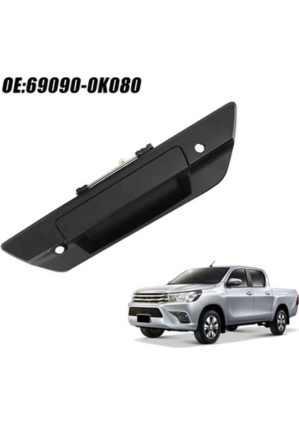 Arka Bagaj Kapağı Çerçeve Trim 69090-0K080 Toyota Hilux 2015-2022 Için Kamera Deliği ile Arka Kapı Kolu Çekin 690900K080 (Yurt Dışından)