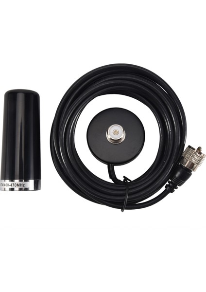 Oppxun Mini Dual Band Vhf Uhf HH-N2RS Anten Manyetik Montajlı 5 M RG316 Kablo Araba Araç Mobil Radyo Qyt Tyt (Yurt Dışından)