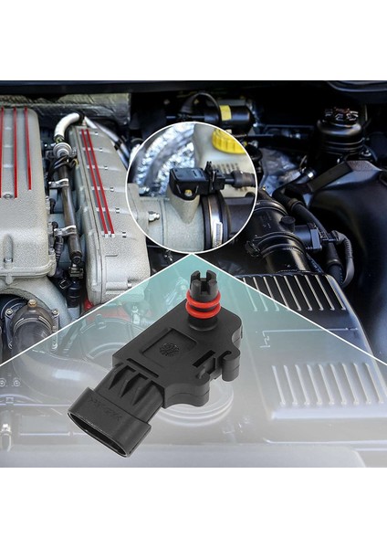 Harıta Manifoldu Mutlak Basınç Sensörü Hava Girişi Anahtarı Chevrolet Corsa Meriva 12232201 93333350 (Yurt Dışından)