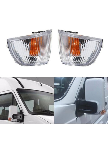 1 Adet Araba Dikiz Aynası Gösterge Merceği Lambası Yan Ayna Dönüş Sinyal Kapağı Ampulsüz Iveco Daily 2006-2011 - Sağ (Yurt Dışından)