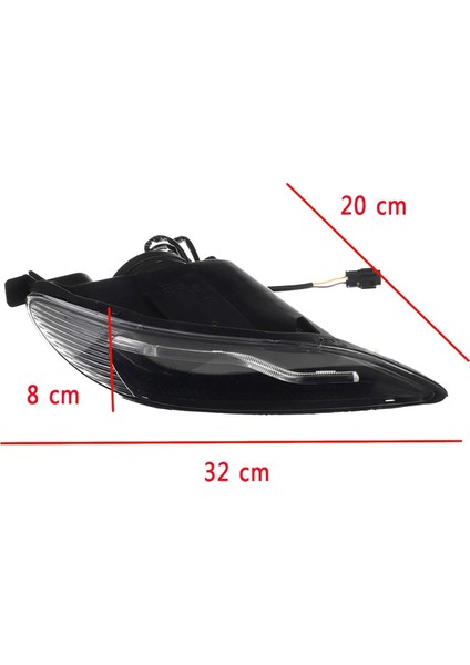 1 Çift Ön Sis Lambası Aksamı Gündüz Farları Toyota Corolla 2001-2008 Camry 2002-2004 Için (Yurt Dışından)