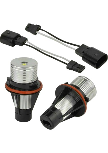 1 Çift 8000K Beyaz LED Melek Göz Işaretleyici Halo Ampuller Lambalar-Bmw E39 E53 E60 E63 E64 E66 E87 5 6 7X3X5 (Yurt Dışından)