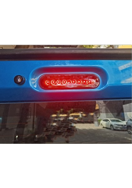 Araba Yüksek Monte Arka Fren Lambası Seviyesi Arka Stop Lambası LED Aydınlatma Trim Suzuki Jimny Için JB64W JB74W 2019-2020 (Yurt Dışından)