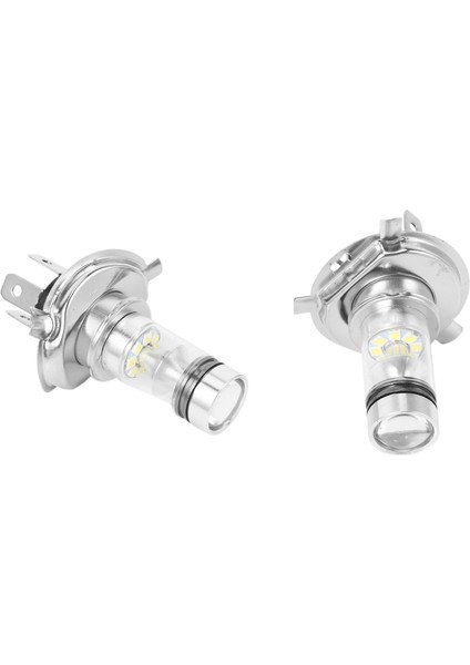 2 Adet Yüksek Güç LED H4 Hb2 9003 Ampul 100 W 20LED Araba Sis Far Lambası Farlar 6000 K Beyaz (Yurt Dışından)