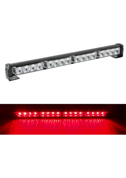 Çatı Çubuğu Işık Strobe Uyarı Işığı Strobe Işık Evrensel LED Araç Malzemeleri, Kırmızı Işık (Yurt Dışından)