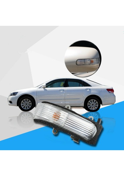Sağ Yan (Rh) Kanat Ayna Kapı Gösterge Lens Dönüş Sinyal Işığı Toyota Camry 2006-2011 Vios 2008-2013 81730-06062 (Yurt Dışından)