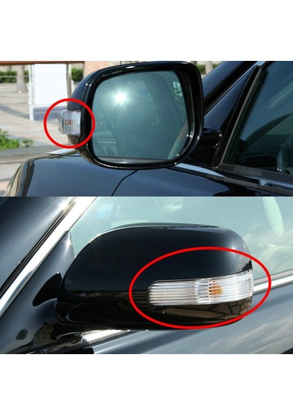 Sağ Yan (Rh) Kanat Ayna Kapı Gösterge Lens Dönüş Sinyal Işığı Toyota Camry 2006-2011 Vios 2008-2013 81730-06062 (Yurt Dışından)