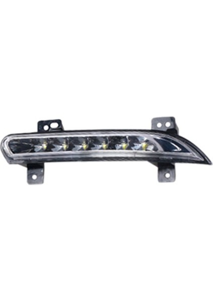 Araba Ön Sağ LED Drl Sis Lambası Renault Fluence 2014+ Otomatik Sürüş Lambası Gündüz Çalışan Işık Tampon Lambası (Yurt Dışından)