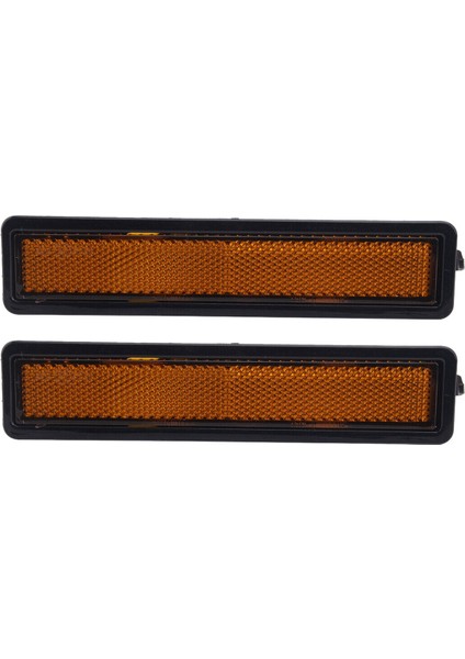 2x Sarı Arka Yan Dönüş Sinyal Lambası Lambası Mercek Kapağı Kabuğu-Bmw E30 E32 E34 318I 318IS 325ES 325I 63141377849 (Yurt Dışından)