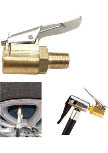 Hava Mandreni Şişirme, Araba Oto Lastiği Için 8mm Kelepçe Konnektörü, Lastik Için Adaptör Pompası Vana Klipsi (Yurt Dışından)