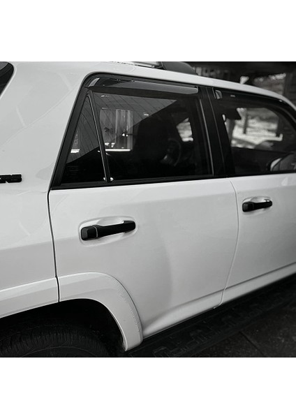 Araba Dış Kapı Kulp Kılıfı Trim Toyota Prado J150 2010-2019 Dış, Akıllı Anahtar Delikli Mat Siyah (Yurt Dışından)