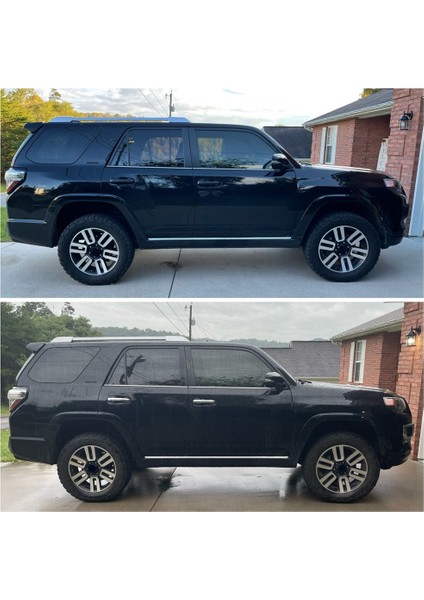 Araba Dış Kapı Kulp Kılıfı Trim Toyota Prado J150 2010-2019 Dış, Akıllı Anahtar Delikli Mat Siyah (Yurt Dışından)