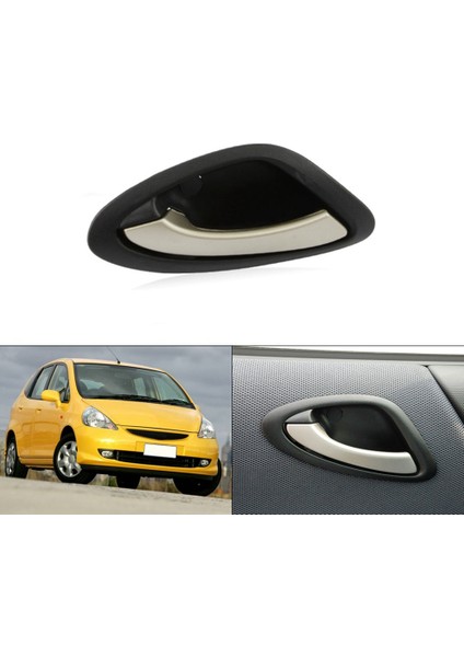 Siyah Renk Araba Iç Kapı Kolu Iç Kolları Honda Fıt Jazz Cıty Gd 2003-2008 72160-SEN-H11 72120-SEN-H11 (Yurt Dışından)