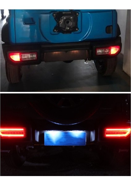 2 Adet Araba LED Plaka Numarası Işık Lambası Suzuki Jimny Için JB64 JB74 2019 2020 2021 Aksesuarları Beyaz Sinyal Işığı (Yurt Dışından) modelleri