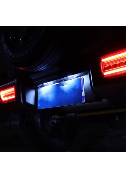 2 Adet Araba LED Plaka Numarası Işık Lambası Suzuki Jimny Için JB64 JB74 2019 2020 2021 Aksesuarları Beyaz Sinyal Işığı (Yurt Dışından) fırsatları