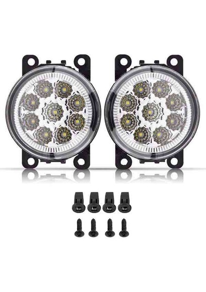 2 Adet Araba Sis Lambaları Aydınlatma Ford Explorer Transit Focus Honda Crosstour Cr-V Nissan Suzuki Renault Peu 990E0-65J36-000/4F9Z-15200-AA/33900-STK-A11 (Yurt Dışından)